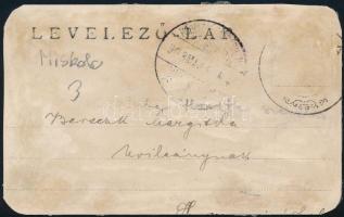 1903 Miskolc, Horváth Nagyszálloda, fotólap, 6,5×10,5 cm