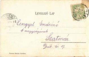 1907 Bánffyhunyad, Huedin; Rétyczeli vízesés, Rekiceli vízesés (Havasrekettye). Csoma Sándor kiadása...