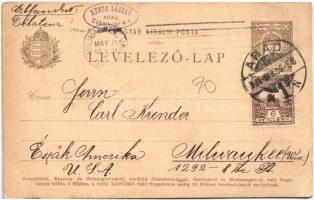 1901 Arad, Kuttn Gyula, Rosenblum R. és Társa üzlete, Adriai biztosító, Aradi Ipar és Népbank, piac ...