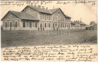 1903 Diósgyőr (Miskolc), M. kir. vas- és acélgyár, hivatalház. Lövy József fia kiadása