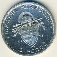 1938. 5P Ag "Szt.István" T:2