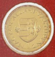 1946. 1Ft Au "Mini veret" (0.5g/0.999) utánveret díszcsomagolásban tanúsítvánnyal T:BU
Hu...