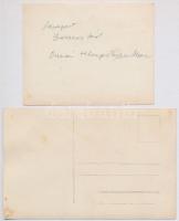 Magyar huszárok - fotó a Boráros téren + fotó képeslap lovon / Hungarian hussars - photo + photo pos...