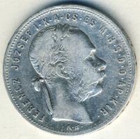 1881. 1Ft Ag T:3 kis ph