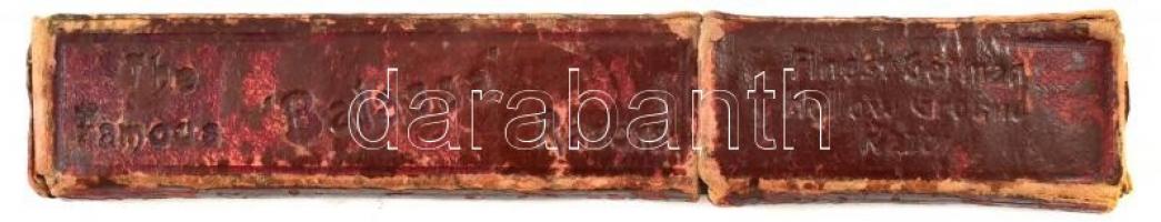 "Balassa" borotvapenge papírdoboz, sérült, 15x2,5x1 cm