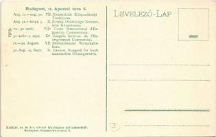 Budapest V. Kereskedelmi és Iparkamara (Szemere utca 6.). Hátoldalon Apostol utca 6. reklám