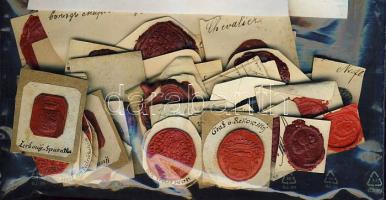 50 db címeres viaszpecsét meghatározásokkal