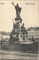 1918 Arad, Vértanú szobor, Schwarz Testvérek üzlete, Weigl Adolf és társa üzlete / martyrs statue, shops