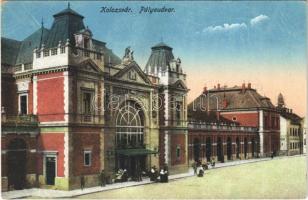 Kolozsvár, Cluj; pályaudvar, vasútállomás / railway station