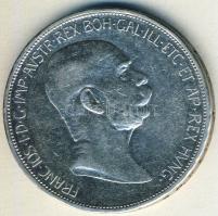 Ausztria 1908. 5K Ag "Jubileum" T:3