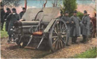 1916 Az új tarackok szállítása / Die neuen Haubitzen am Transport / WWI Austro-Hungarian K.u.K. military, transport of the new howitzers (EB)