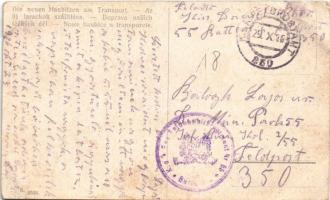 1916 Az új tarackok szállítása / Die neuen Haubitzen am Transport / WWI Austro-Hungarian K.u.K. mili...