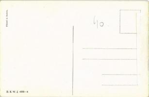 Fröhliche Ostern / Easter greeting art postcard. B.K.W.I. 4638-4. s: Robert Philippi (ragasztónyom /...