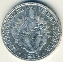 1933. 2P Ag "Madonna" T:3 ph.
