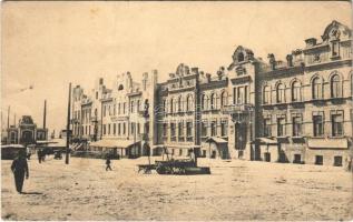 Chita, street view, Russian military hospital, market, inn (EB)