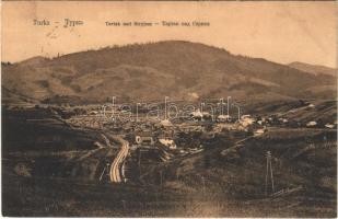 1914 Turka, Tartak nad Stryjem / sawmill, railway line