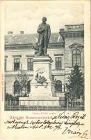 1902 Rimaszombat, Rimavská Sobota; Tompa Mihály szobor. Lévai Izsó / statue