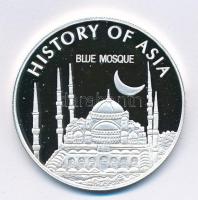 Niue 2003. 5$ Ag Ázsia történelme - Kék mecset kapszulában (19,46g/0.925/39mm) T:PP  Niue 2003. 5 Dollars Ag History of Asia - Blue Mosque in capsule (19,46g/0.925/39mm) C:PP