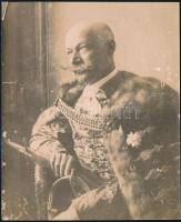 cca 1920 Köllő Ignác (1859-1942) korábbi alispán, fotó, kopásnyomokkal, sarkán törésnyom, 15×12 cm