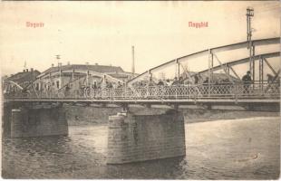 1908 Ungvár, Uzshorod, Uzhhorod, Uzhorod; Nagyhíd / bridge