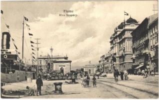 1909 Fiume, Rijeka; Riva Szapáry (EK)