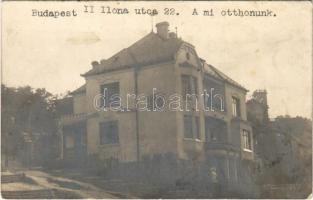 1915 Budapest I. Ilona utca 22. szám alatti villa (Szabó Ilonka utca). photo (fl)