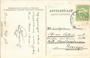 1910 Vukovar, Privrednik kadétok Stanic Leposava biztosasszonnyal (tanárnővel) / Privrednik cadets w...