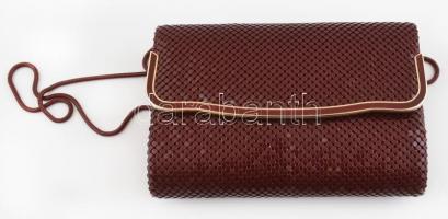 Strasszos öv, fényes színházi táska 24x17 cm