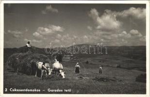 1943 Csíkszentdomokos, Sandominic; Garados tető / mountain, hill, folklore