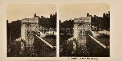 cca 1900-1920 Vegyes külföldi sztereófotó tétel, 51 db, 18x9 cm