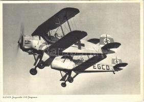 1942 Bücker Jungmeister und Jungmann / German military advanced trainer aircraft of the Luftwaffe (EB)