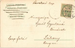 1902 Children art postcard, girl. Serie 228. litho (EK)