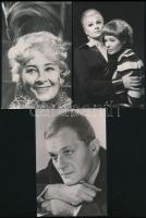 cca 1970 6 db film és mozi fotó, színészfotó