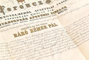 1879 Krasznai (Erdély) főesperesi kinevezés báró Bémer Pál részére Ferencz József király és Trefort ...