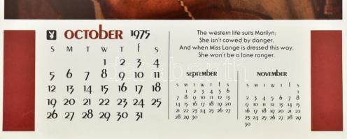 1975 A Playboy erotikus magazin "Playmate Calendar"-ja, eredeti tokjában, jó állapotban, 3...