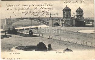 1903 Szeged, Közúti híd. D.T.C.L. (EB)