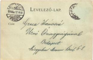 1899 Abaújszántó, Abaúj-Szántó; a város látképe, Piac tér, Blau H. üzlete és saját kiadása (fl)