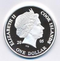 Cook-szigetek 2005. 1$ Ag "Ázsia történelme - Peking lesz Kína fővárosa - 1421" kapszulába...