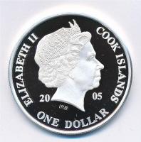 Cook-szigetek 2005. 1$ Ag "Ázsia történelme - Makaó visszacsatolása Kínához" kapszulában (...