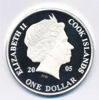 Cook-szigetek 2005. 1$ Ag "Ázsia történelme-Hong Kong visszakerül Kínához" kapszulában (20...