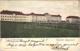 1904 Sopron, M. kir. honvéd főreáliskola. Kummert L. kiadása (fa)