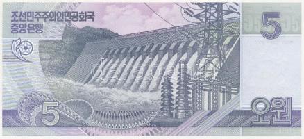 Észak-Korea 2002. 5W T:I 
North Korea 2002. 5 Won C:UNC