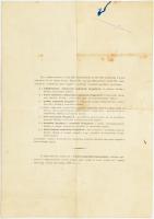 1941 Barabás Lajos (1922-1977) ötvösművész végbizonyítványa az Orsz. M. Kir. Iparművészeti Iskola ál...