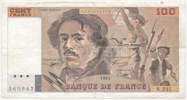 Franciaország 1993. 100Fr T:III  France 1993. 100 Francs C:F  Krause 152.g