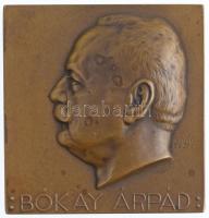 Vágó Dezső (1882-1945) DN Bókay Árpád Br plakett (64x62mm) T:2 kis patina HP 6354.