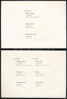 cca 1965 Az Artex külkereskedelmi vállalattól rendelhető különböző öltöztetett minőségi baba képes i...