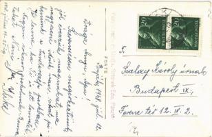 1948 Buják, Weisz Manfréd üdülő. Sztanek Ede (Pásztó) photo (kis szakadás / small tear)