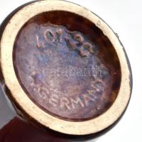 Nyugatnémet retro kerámia váza. Mázas, jelzett, hibátlan 21 cm