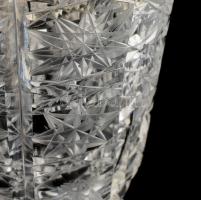 2 db ólomkristály váza. hibátlanok. 16 cm