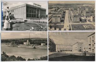 Dunaújváros, Dunapentele, Sztálinváros; -7 db modern képeslap